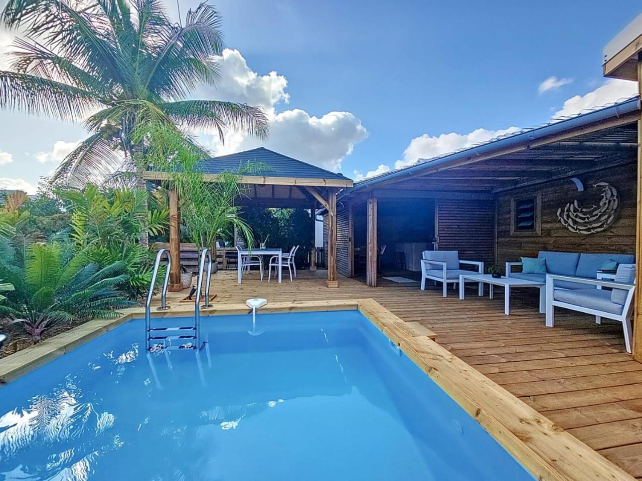 Villa L'Anjou Creole A Sainte Anne En Guadeloupe Avec Piscine Privee Et 2 Chambres Pour 4 Personnes Екстериор снимка